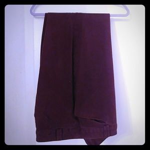 LB wine stretch slacks
